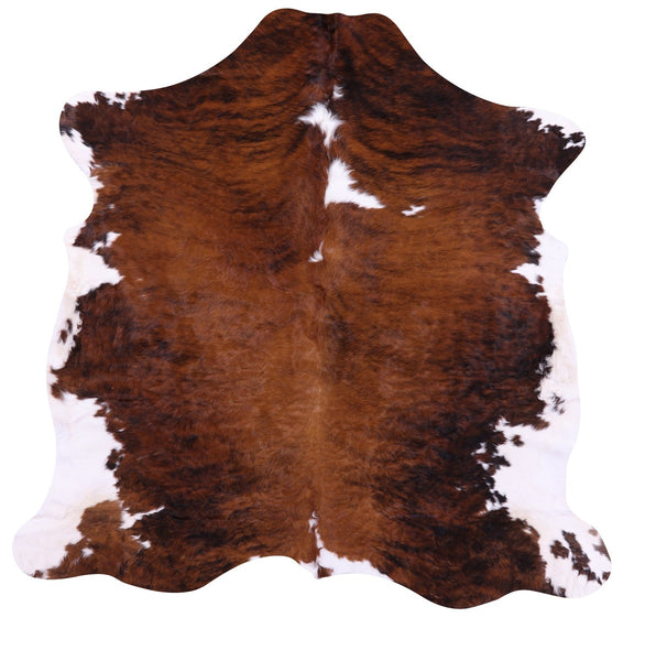 Natural Hair-On Cowhide Rug - 6' 5" X 6' 6" - Golden Nile