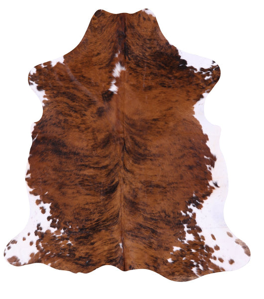 Natural Hair-On Cowhide Rug - 7' 0" X 6' 7" - Golden Nile