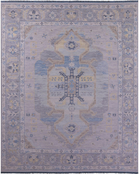 Silver Persian Bakshaish Hand Knotted Wool Rug - 12' 2" X 14' 10" - Golden Nile