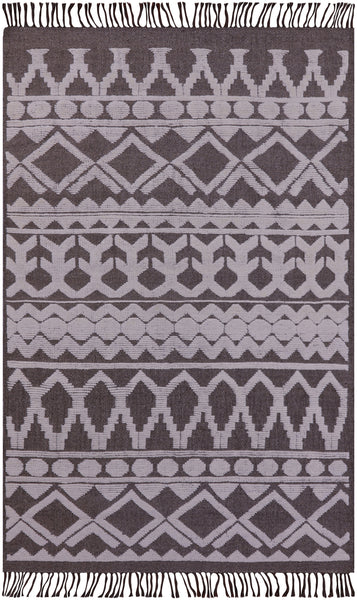 Tribal Moroccan Handmade Wool On Wool Rug - 4' 11" X 7' 8" - Golden Nile