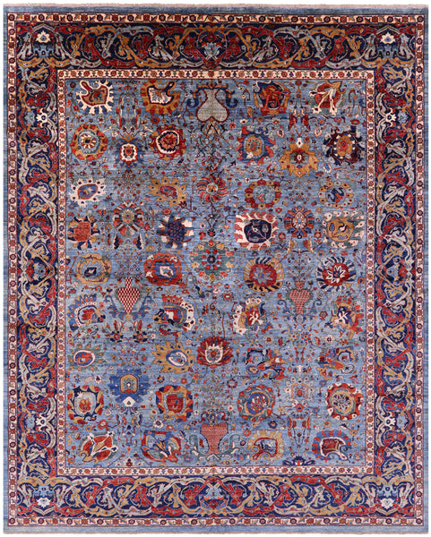 Persian Fine Serapi Handmade Wool Rug - 12' 0" X 14' 6" - Golden Nile