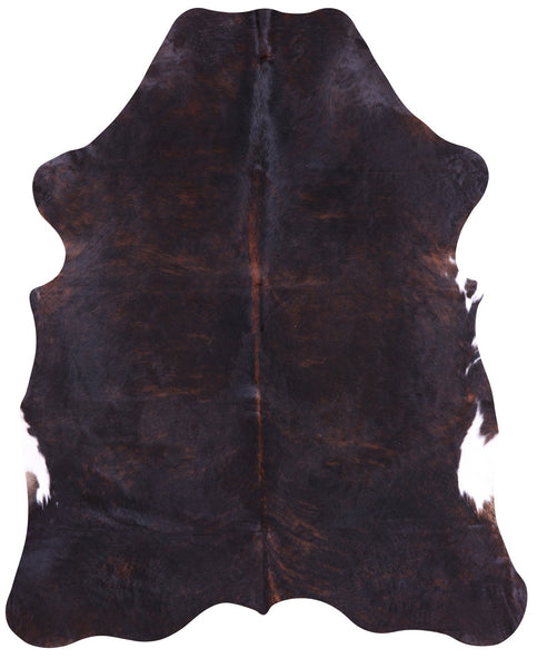 Natural Hair-On Cowhide Rug - 6' 7" X 5' 5" - Golden Nile