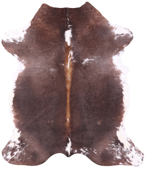 Natural Hair-On Cowhide Rug - 6' 11" X 6' 0" - Golden Nile