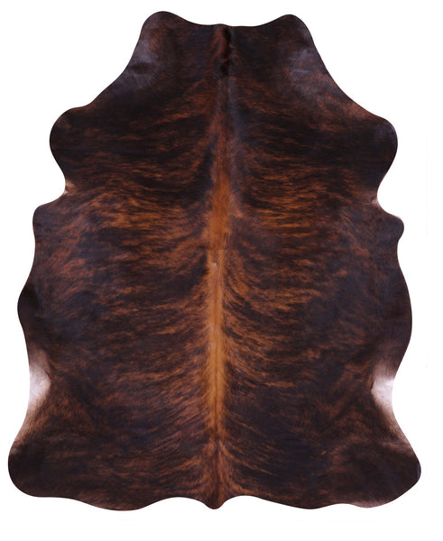 Natural Hair-On Cowhide Rug - 6' 9" X 5' 8" - Golden Nile