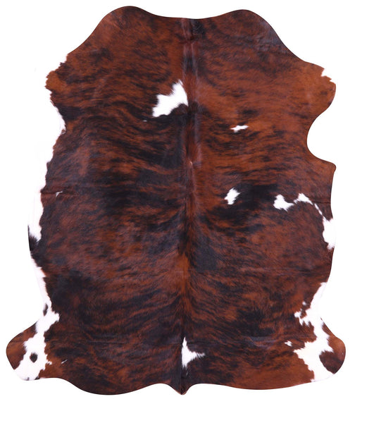 Natural Hair-On Cowhide Rug - 6' 10" X 6' 4" - Golden Nile