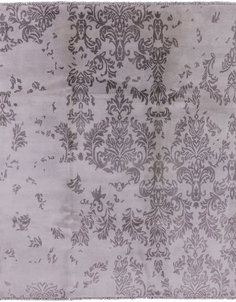 Contemporary Hand Knotted Wool Rug - 8' 0" X 9' 10" - Golden Nile