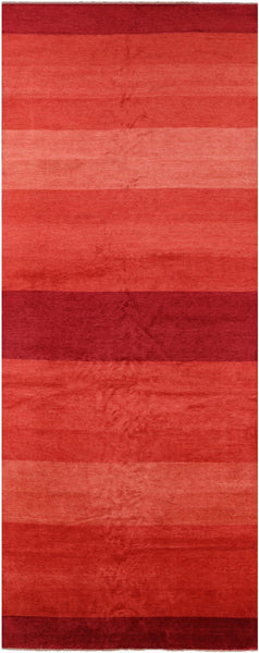 Persian Gabbeh Hand Knotted Wool Rug - 8' 2" X 20' 6" - Golden Nile