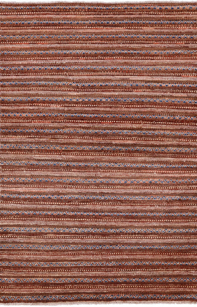 Tribal Gabbeh Handmade Area Rug - 4' 6" X 6' 9" - Golden Nile