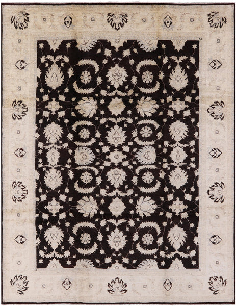 Peshawar Hand Knotted Area Rug - 9' 1" X 11' 10" - Golden Nile