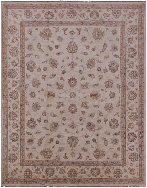 Ivory Persian Handmade Area Rug - 8' 1" X 10' 1" - Golden Nile