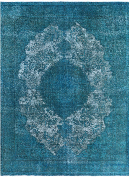 Persian Overdyed Handmade Wool Rug - 9' 6" X 13' 1" - Golden Nile