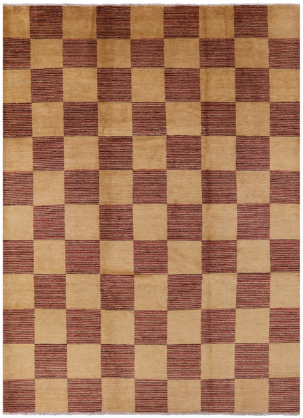 Persian Gabbeh Hand Knotted Wool Rug - 8' 10" X 12' 7" - Golden Nile