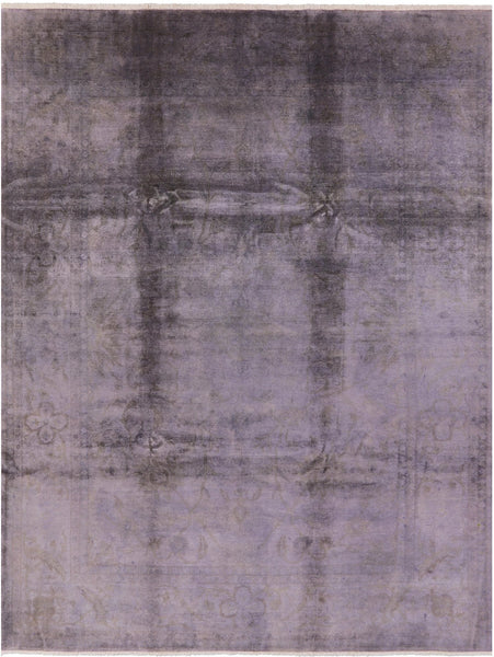 Full Pile Overdyed Handmade Wool Rug - 9' 1" X 11' 10" - Golden Nile