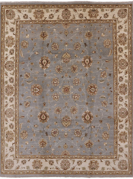 Peshawar Handmade Wool Rug - 8' 1" X 10' 4" - Golden Nile