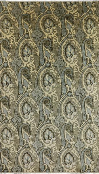 Persian Suzani Hand Knotted Oriental Rug 8 X 14 - Golden Nile