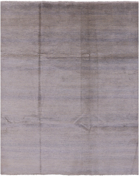 Savannah Grass Hand Knotted Wool & Silk Rug - 8' 0" X 10' 1" - Golden Nile