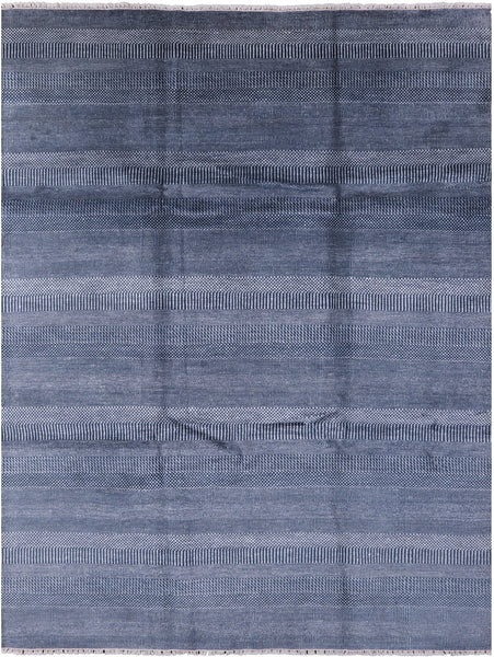 Savannah Grass Handmade Wool & Silk Rug - 7' 11" X 10' 1" - Golden Nile