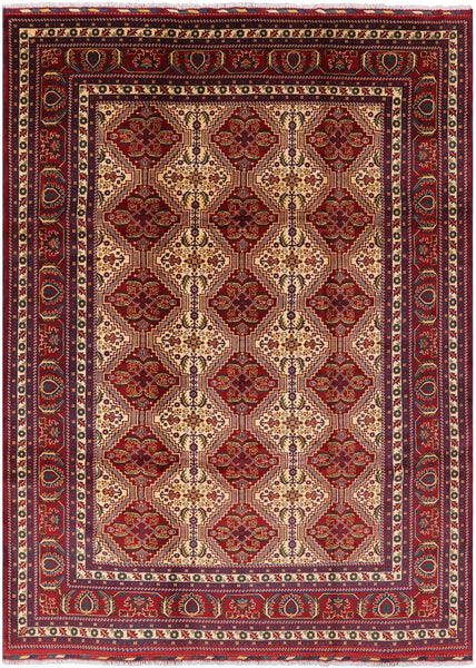 Tribal Persian Handmade Wool Rug - 8' 3" X 11' 3" - Golden Nile