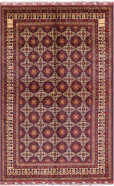 Tribal Persian Handmade Wool Rug - 6' 5" X 10' 0" - Golden Nile