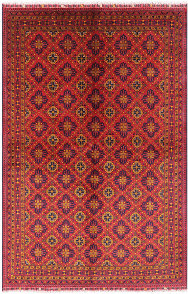 Persian Handmade Wool Rug - 6' 5" X 9' 7" - Golden Nile