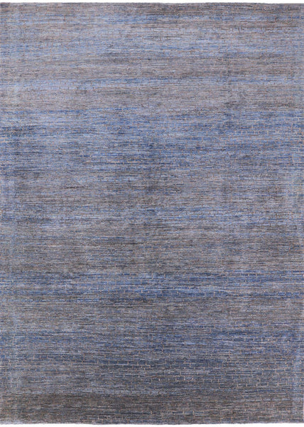 Savannah Grass Hand Knotted Wool Area Rug - 8' 7" X 11' 11" - Golden Nile