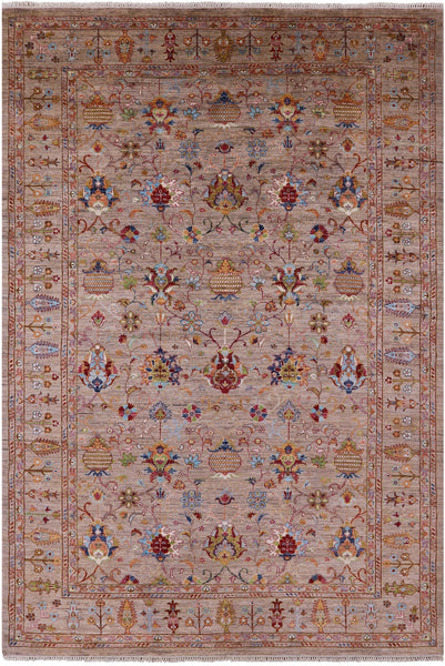 Peshawar Handmade Wool Rug - 8' 2" X 11' 9" - Golden Nile