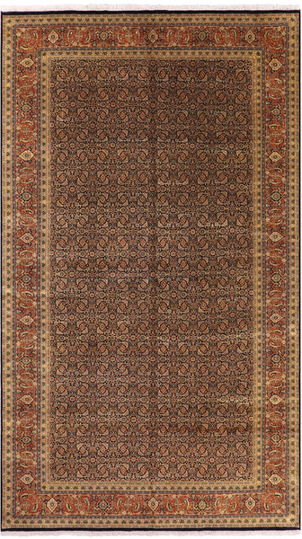 Persian Hill Herati Handmade Wool Rug - 9' 1" X 16' 2" - Golden Nile