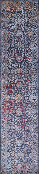 Persian Hand Knotted Wool & Silk Runner Rug - 2' 7" X 12' 5" - Golden Nile