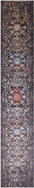 Persian Handmade Wool & Silk Runner Rug - 2' 6" X 14' 3" - Golden Nile