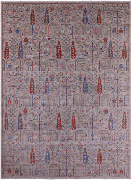 Persian Ziegler Hand Knotted Wool Rug - 10' 0" X 14' 1" - Golden Nile