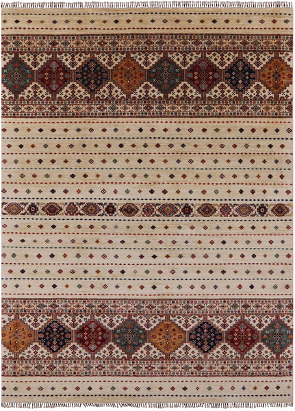 Khorjin Persian Gabbeh Hand Knotted Wool Area Rug - 8' 2" X 11' 3" - Golden Nile