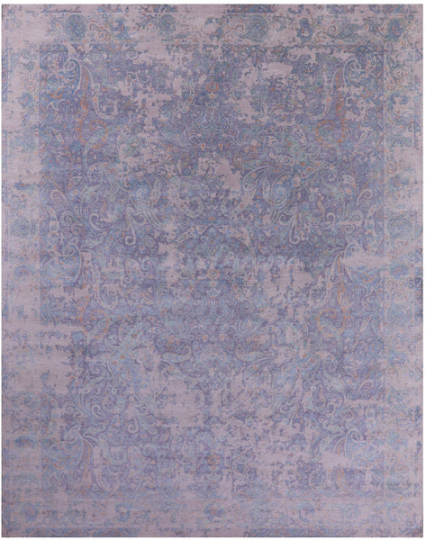 Persian Hand Knotted Wool & Silk Rug - 12' 0" X 15' 1" - Golden Nile