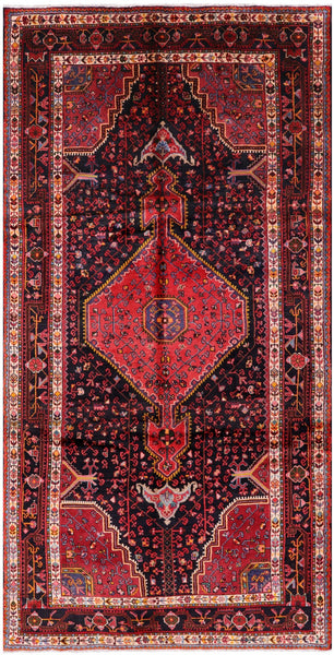 New Authentic Persian Nahavand Area Rug - 5' 1" X 10' 3" - Golden Nile