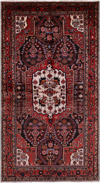 Hand Authentic Persian Nahavand Rug - 5' 2" X 9' 6" - Golden Nile