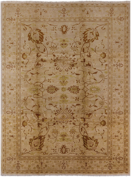 Chobi Peshawar Hand-Knotted Wool Rug - 10' 4" X 13' 9" - Golden Nile