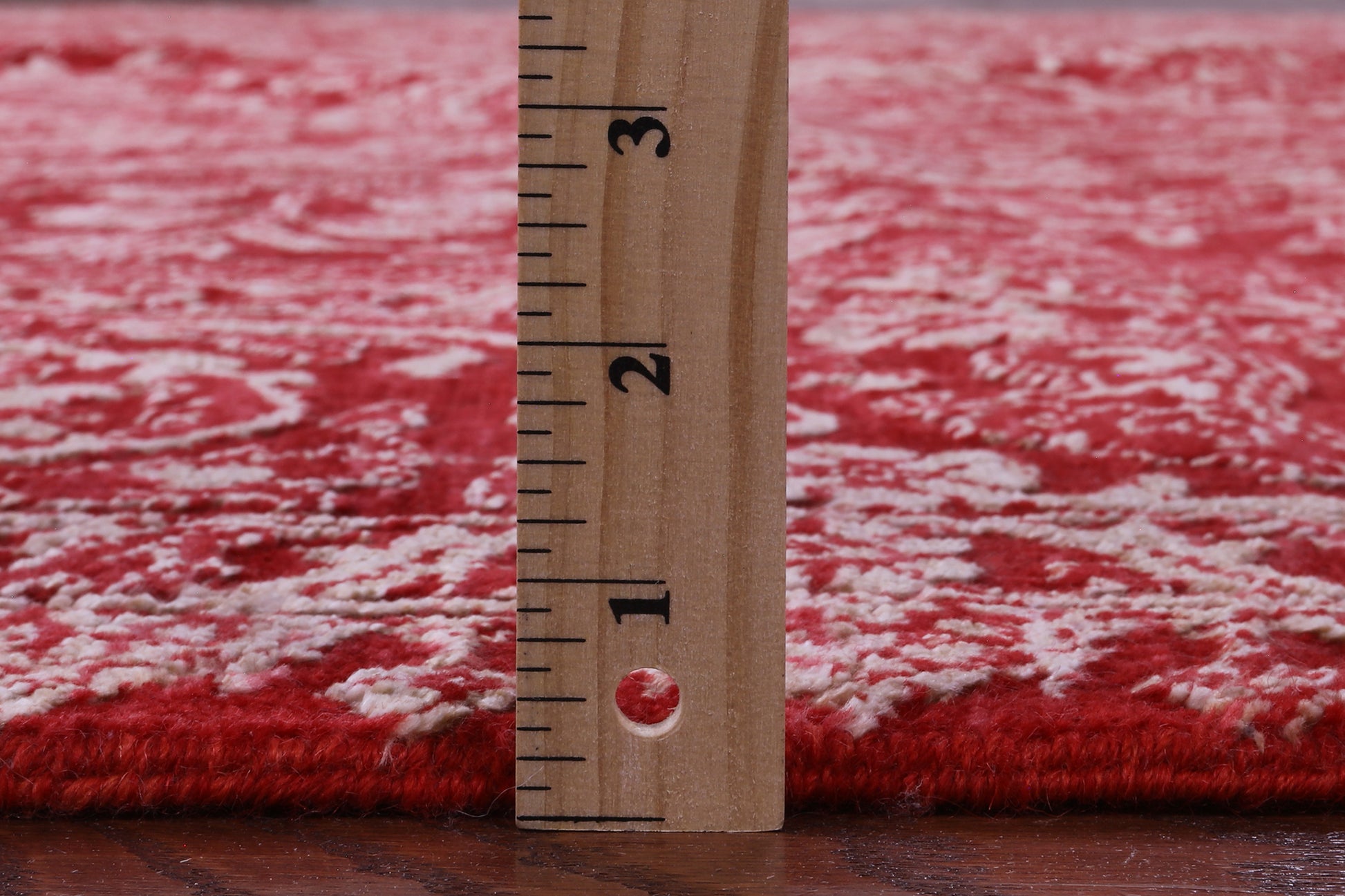 Red Persian Tabriz Hand Knotted Wool & Silk Rug - 9' 1" X 12' 1" - Golden Nile