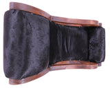 Hair-On Cowhide Handcrafted Reclaimed Wood Chair - Golden Nile