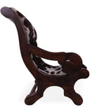 Hair-On Cowhide Handcrafted Reclaimed Wood Chair - Golden Nile
