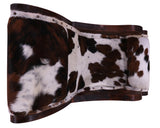 Hair-On Cowhide Handcrafted Reclaimed Wood Chair - Golden Nile