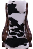 Hair-On Cowhide Handcrafted Reclaimed Wood Chair - Golden Nile