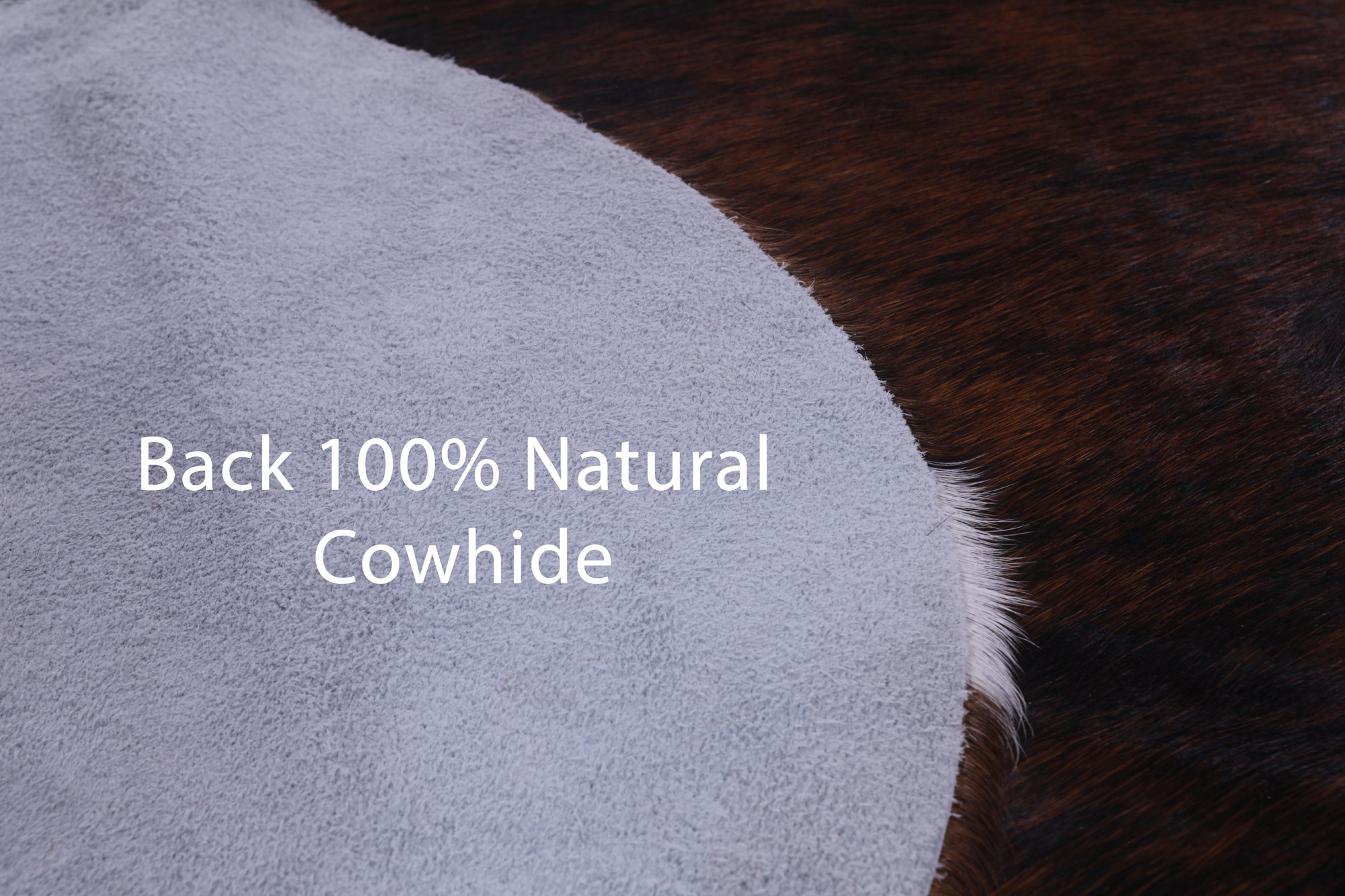 Natural Hair-On Cowhide Rug - 6' 7" X 6' 2" - Golden Nile