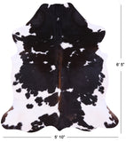 Natural Hair-On Cowhide Rug - 6' 5" X 5' 10" - Golden Nile