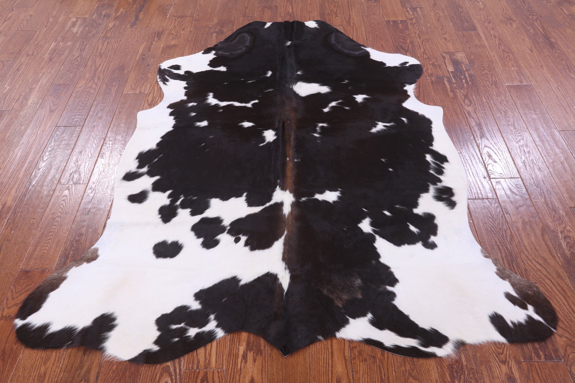 Natural Hair-On Cowhide Rug - 6' 5" X 5' 10" - Golden Nile
