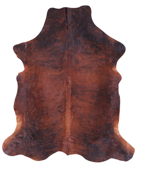Natural Hair-On Cowhide Rug - 7' 0" X 6' 3" - Golden Nile