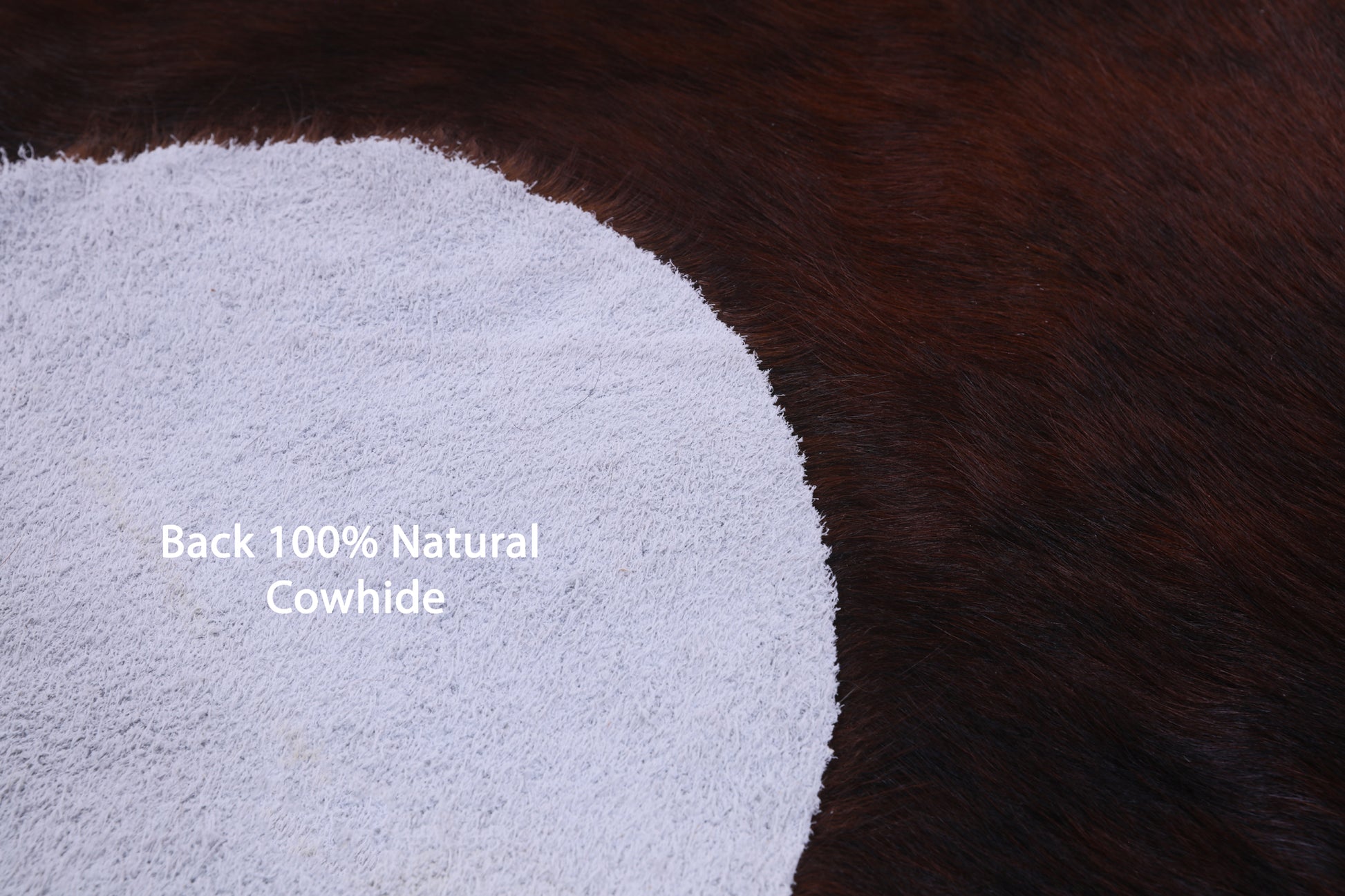 Natural Hair-On Cowhide Rug - 7' 0" X 6' 3" - Golden Nile