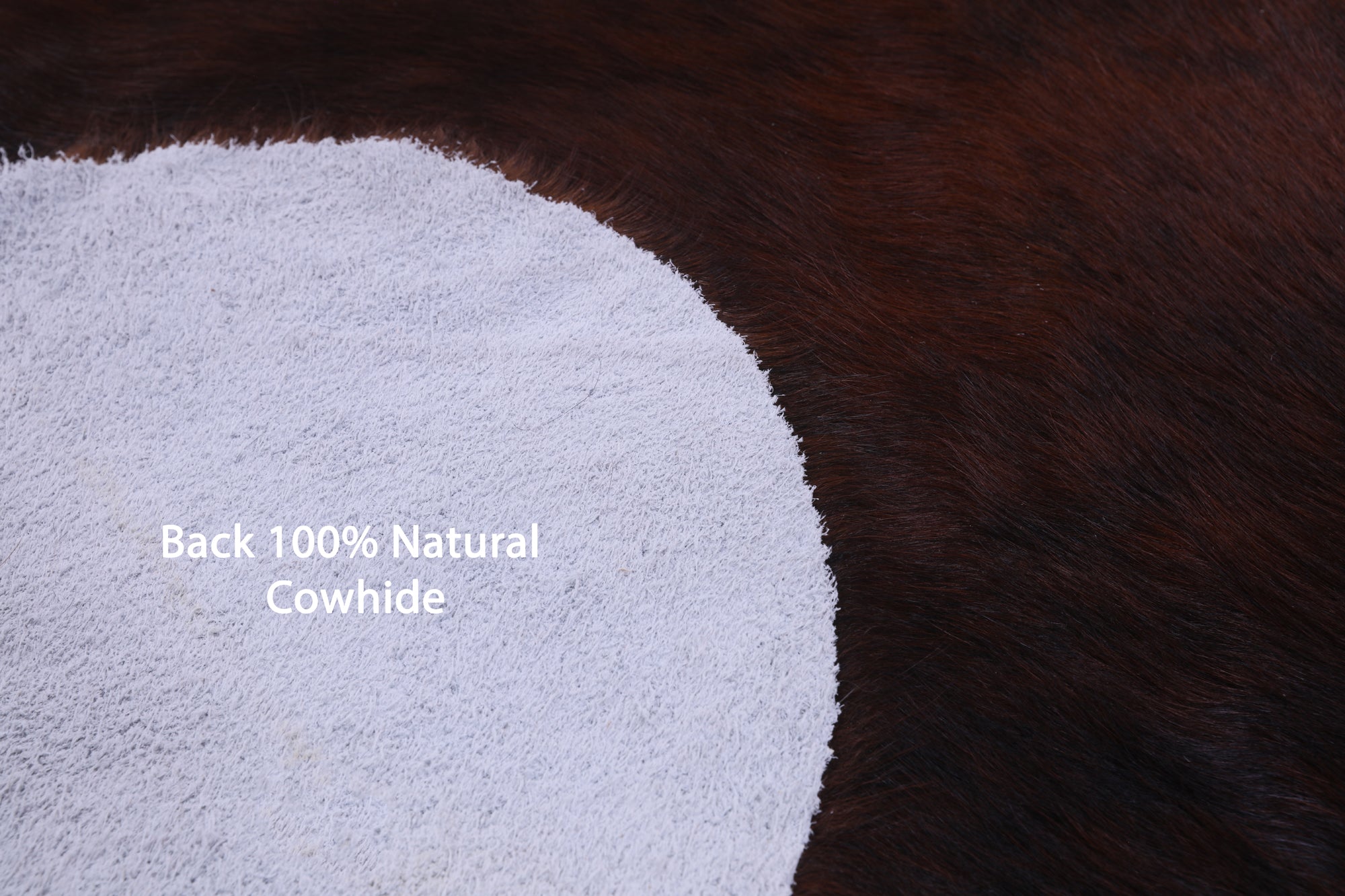 Natural Hair-On Cowhide Rug - 7' 0" X 6' 3" - Golden Nile
