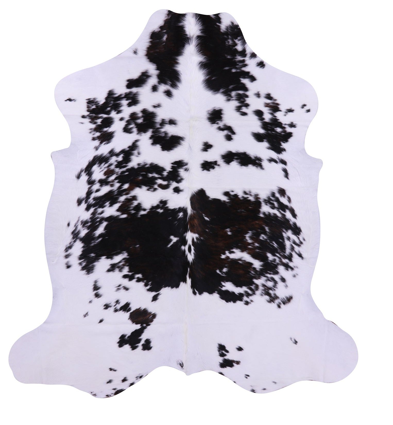 Natural Hair-On Cowhide Rug - 6' 10" X 6' 6" - Golden Nile
