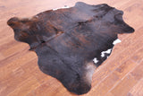 Natural Hair-On Cowhide Rug - 6' 4" X 6' 1" - Golden Nile