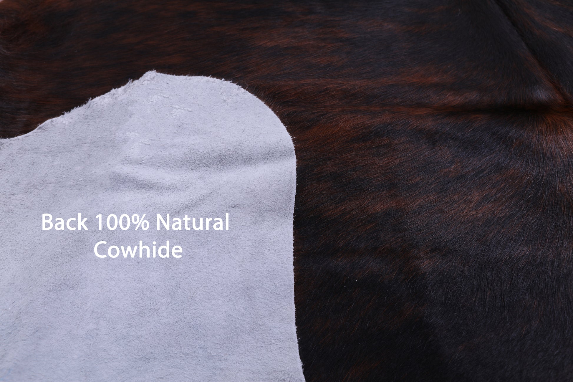 Natural Hair-On Cowhide Rug - 6' 4" X 6' 1" - Golden Nile