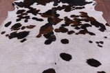 Natural Hair-On Cowhide Rug - 7' 2" X 6' 3" - Golden Nile